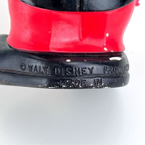 Mickey Mouse Bank Walt Disney Plastic Coin Bank Vintage 1970's - Picture 8 of 10